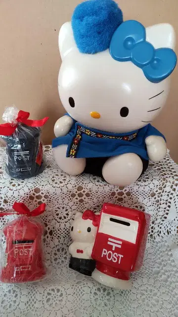 헬로키티 엽서 저금통 레어 묶음 판매