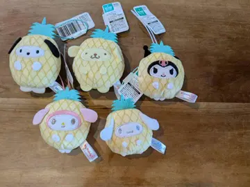 산리오 캐릭터즈 후르츠 인형옷 마스코트