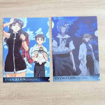 에반게리온 신극장판 클리어 파일 2개 EVANGELION