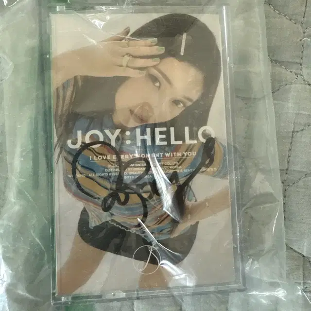 조이 안녕 카세트테이프 버전 싸인앨범 판매합니다