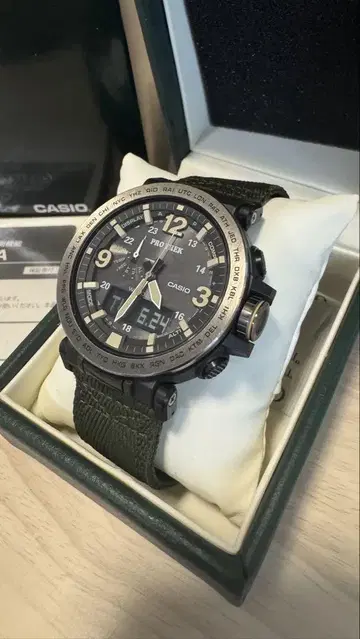 CASIO PRO TREK 블랙 그린