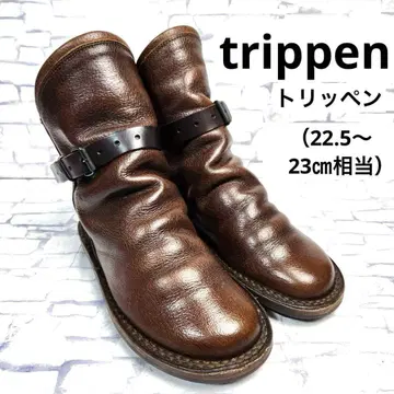 trippen 트리픈 봄 숏부츠 벨트 스트랩 천연 가죽