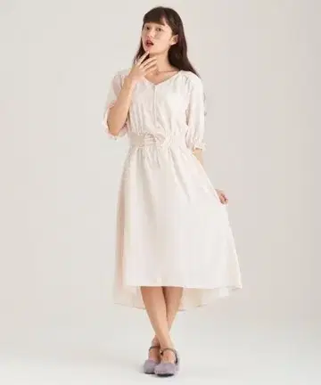 코르셋 벨트풍 디자인 원피스