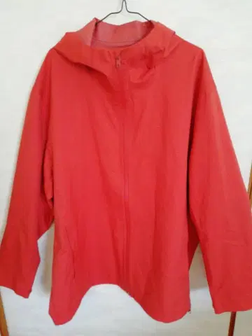 유니클로 오렌지 컬러 후드티 4XL