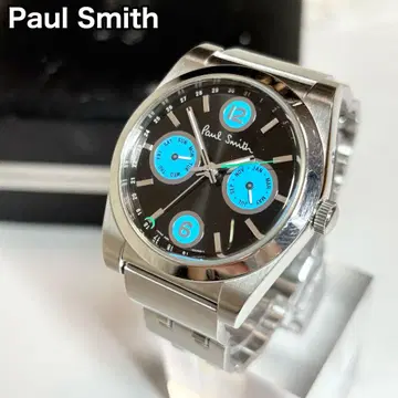 Paul Smith 폴스미스 컬러 레트 손목시계 데이데이트 블루