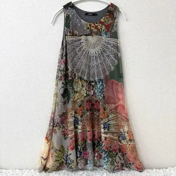 Desigual 디지갈 슬리브리스 원피스 M