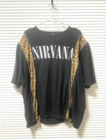 올드 파크 NIRVANA 커스텀 티셔츠 오버 사이즈