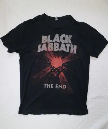 Black Sabbath 투어 티셔츠 THE END