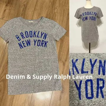 Denim & Supply Ralph Lauren 플로키 로고 티셔츠