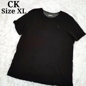 CalVin KleinJeons 티셔츠 원 포인트 블랙 검정 XL
