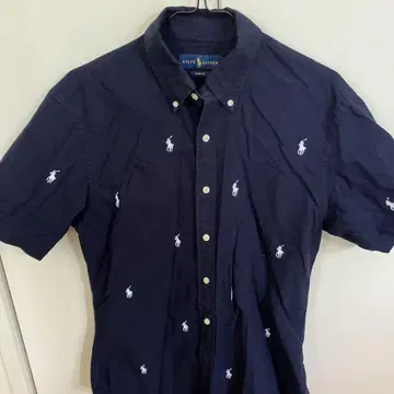 Ralph Lauren 네이비 반팔 셔츠 M