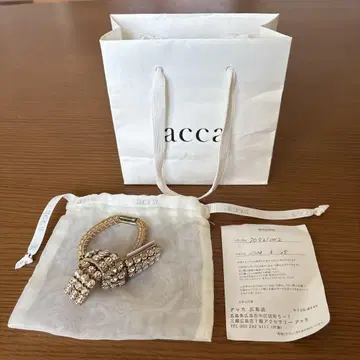 acca 크리스탈 장식 머리끈