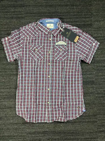 SCOTCH & SODA 반팔 체크 셔츠 새상품 M 스카치 앤 소다