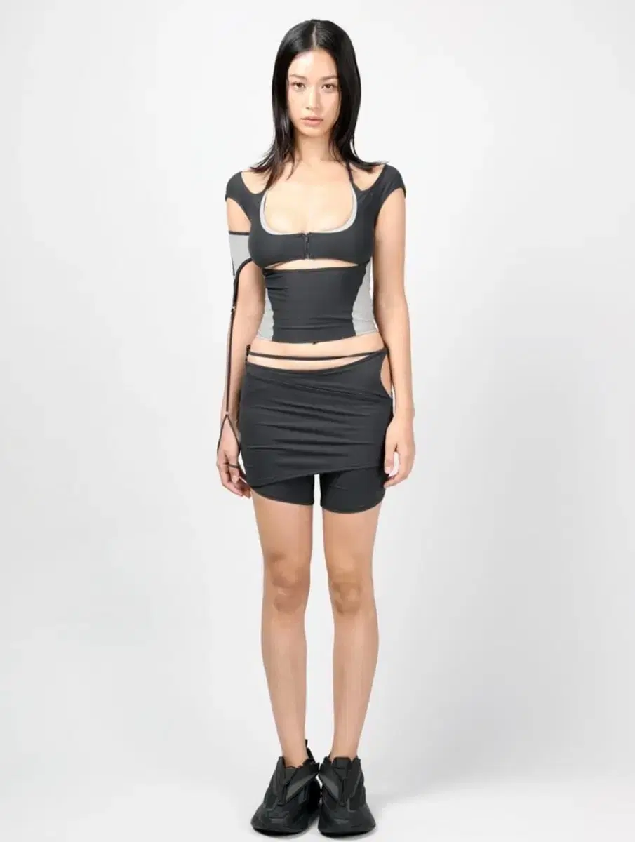 Hyeinseo Halter Racerback Top