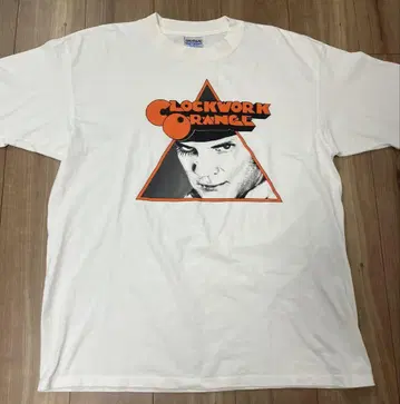 90s 시계 채비 오렌지 TEE