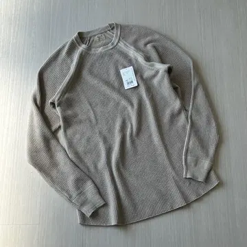 22SS YANUK 빅 와플 니트 컷 티셔츠 롱 T