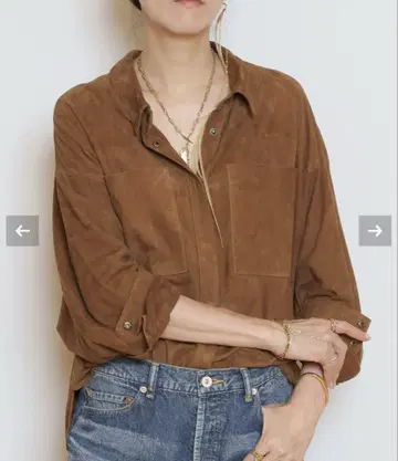 MUSE/OneTeaSpoon/SUEDE DARIA 셔츠 자켓
