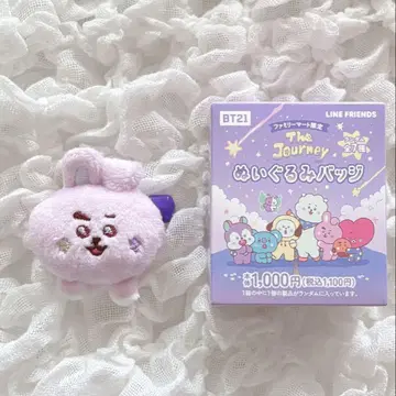 BT21 인형 배지 쿠키 cookey
