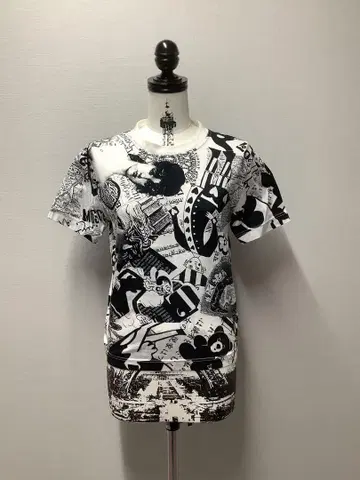 Moschino 그래픽 프린트 티셔츠 반팔