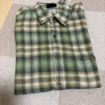 patagonia 반팔 AC 셔츠 옴브레 셔츠 XS 그린 계열