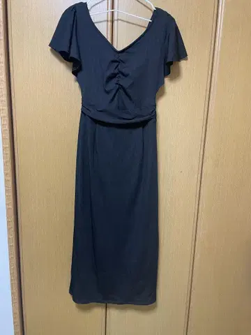 rienda 블랙 롱 원피스 프리 사이즈