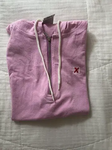 X걸 반팔 후드티