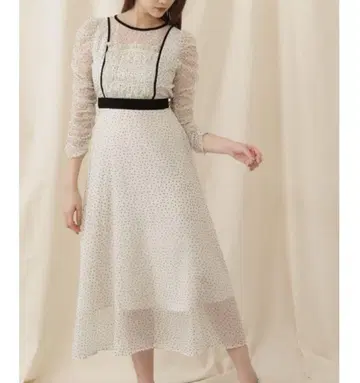 JILL by JILL STUART 도트 무늬 맥시 원피스