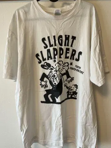 Slight Slappers XL 티셔츠 화이트