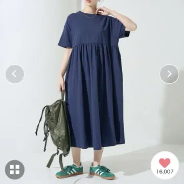 프릭스 스토어 허리 개더 절개 원피스 S 사이즈