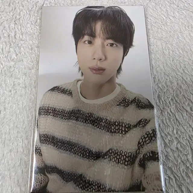 석진 jin 진 체크셔츠 포카 (Check Shirt) 포토카드