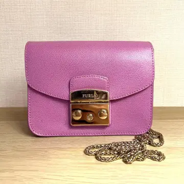 FURLA 메트로폴리스 미니 크로스 바디 백 [핑크]
