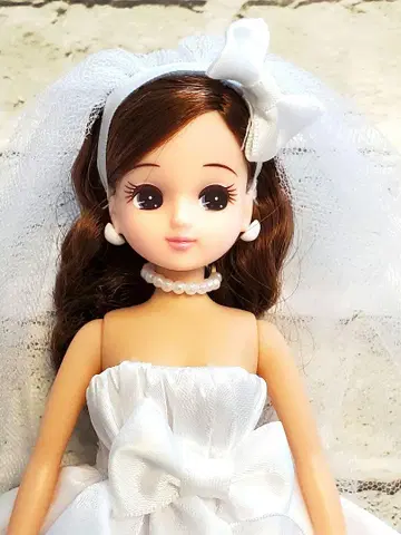리카짱 인형 본체 웨딩 드레스
