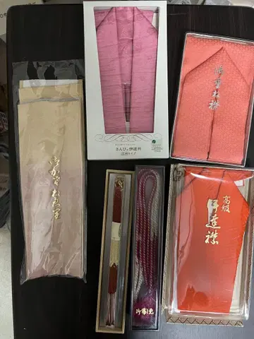 새상품 카라 기모노 끈 묶음 판매
