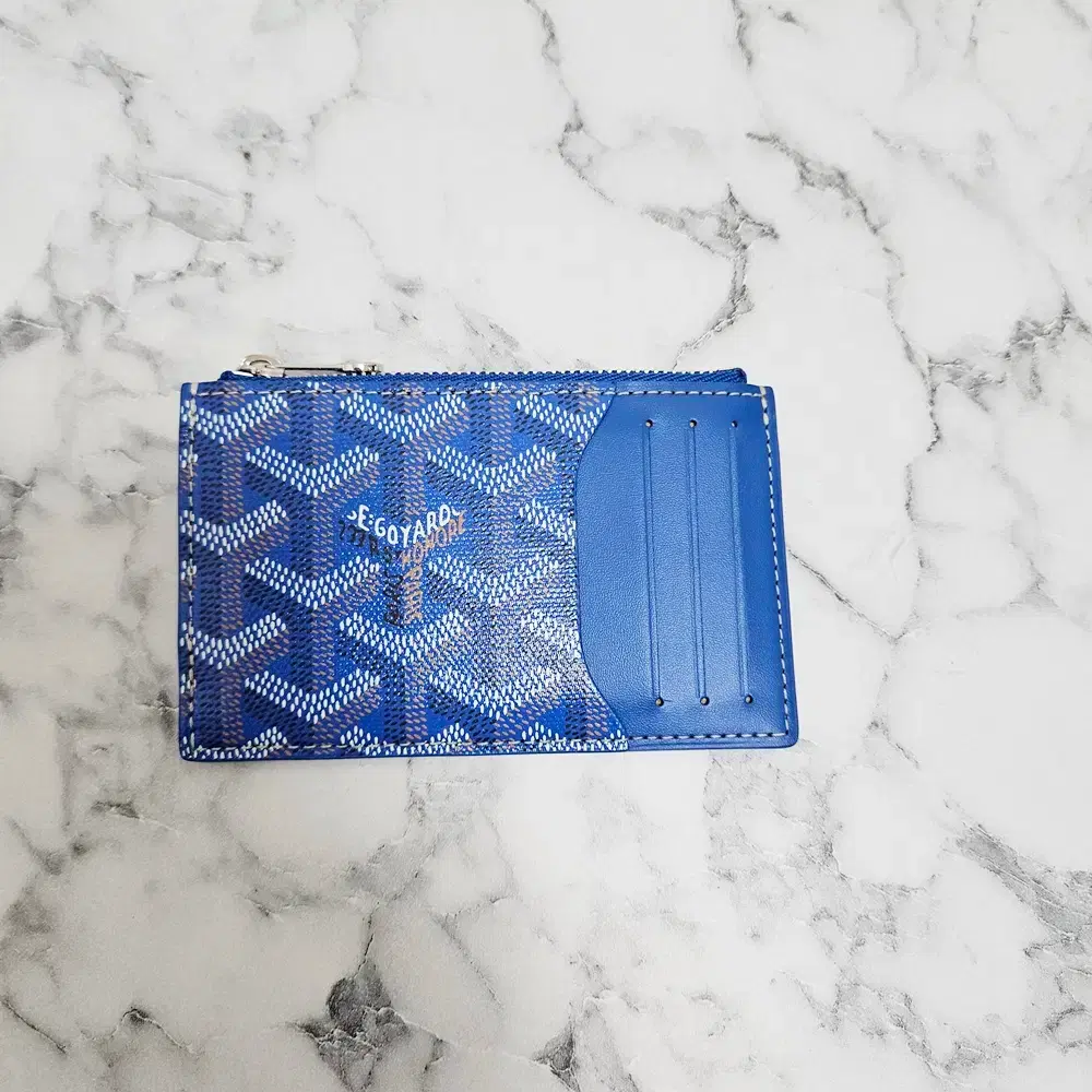 OS] 고야드 부르봉 지피 홀더 카드 코인 월렛 스페셜 블루 [매장판]