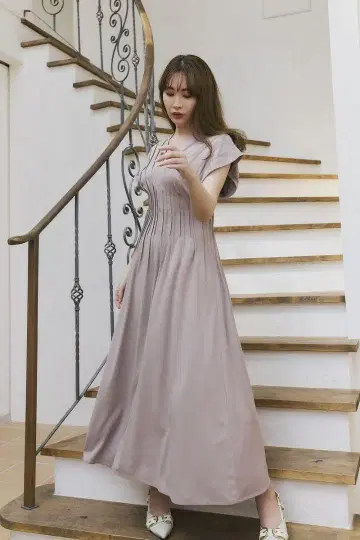 헤르립토 앰비언트 롱 드레스
