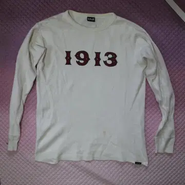 Schott 1913 프린트 긴팔 티셔츠
