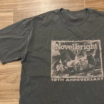 Nobelbright 10주년 기념 밴드 티셔츠 락 밴드
