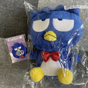 산리오 복권 바츠마루 봉제 인형 캔뱃지 & 키링