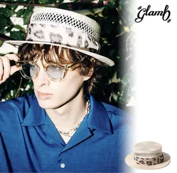 그램 햇 glamb Openwork Boater Hat