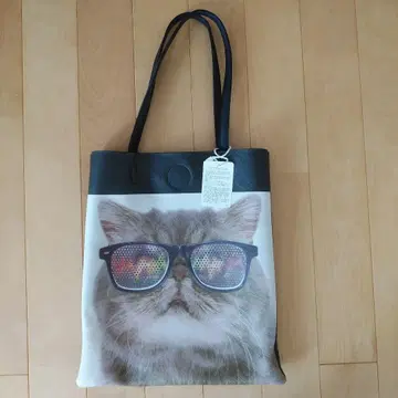 고양이 토트백