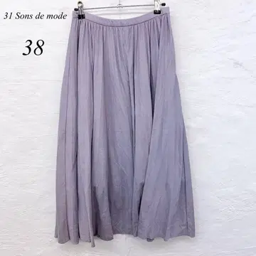 e4727 [서티원 손두 모드] 엘레강트 롱 스커트 허리밴딩