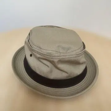 뉴욕 햇 코튼 스티기 포크 파이 햇 베이지 카키