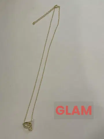 더블 링 지르코니아 목걸이