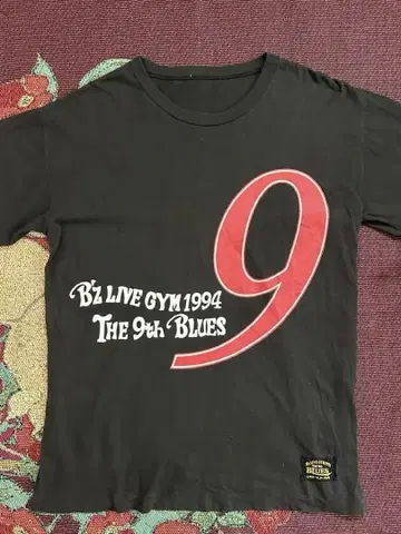 B'z LIVE GYM 1994 THE 9th BLUES 티셔츠 90s