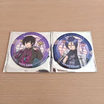 가정교사 히트맨 REBORN 럭키 캔뱃지 히바라 로쿠도 세트