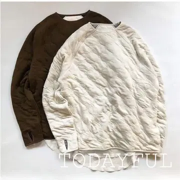 투데이풀 todayful Quilting Layered Sweat