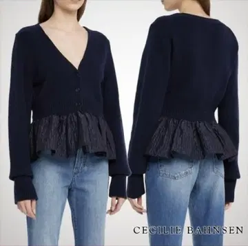 Cecilie bahnsen 세실리 반센 페플럼 가디건
