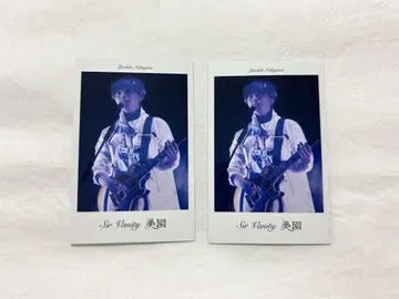 나카지마 요시키 미소노 Sir Vanity 폴라로이드풍 카드 2장 세트