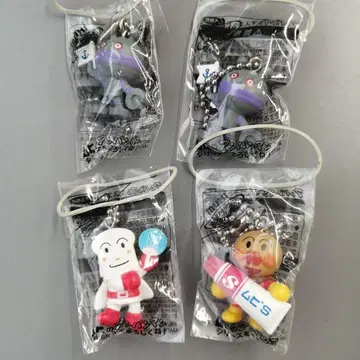 무히 호빵맨 마스코트 스트랩 세트 짤랑이 식빵맨