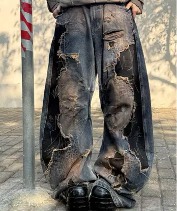 한정판 가격 인하! PERSONSOUL CURVED BLADE DENIM